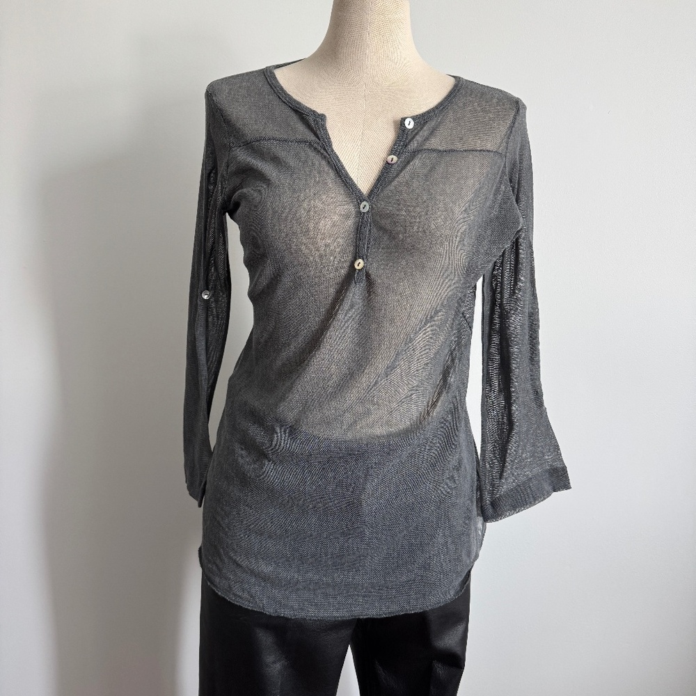 Grey Mesh Shirt